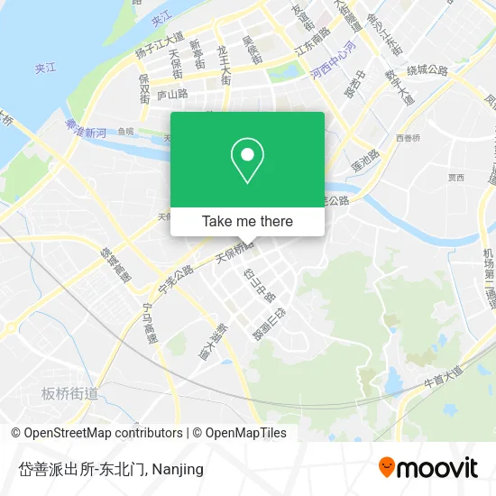 岱善派出所-东北门 map