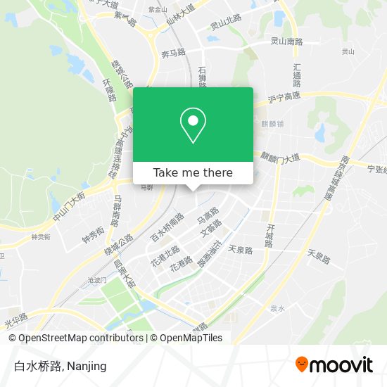 白水桥路 map