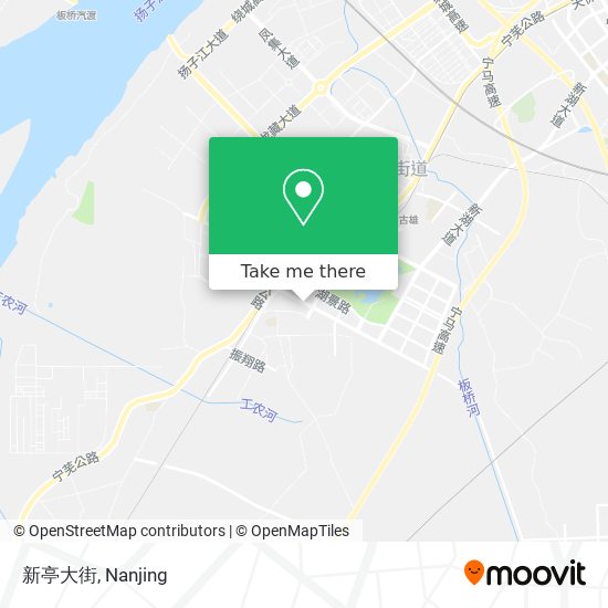 新亭大街 map