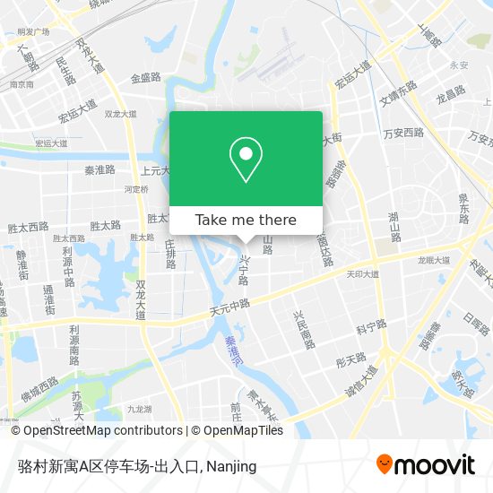 骆村新寓A区停车场-出入口 map