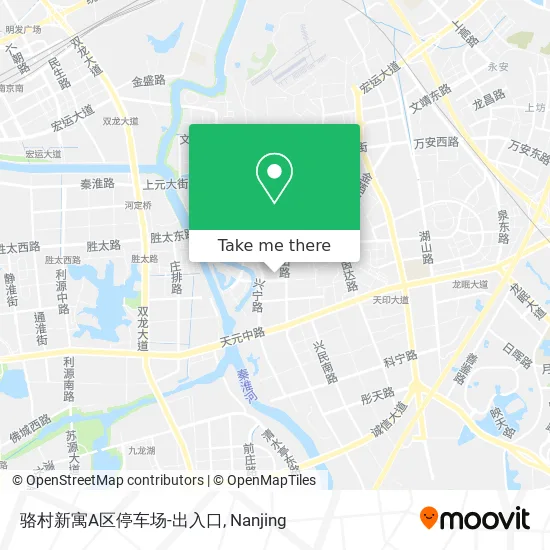 骆村新寓A区停车场-出入口 map