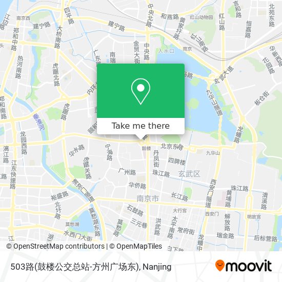 503路(鼓楼公交总站-方州广场东) map