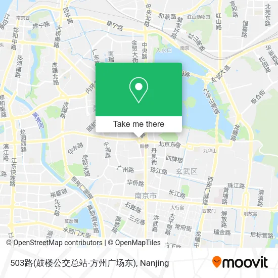 503路(鼓楼公交总站-方州广场东) map