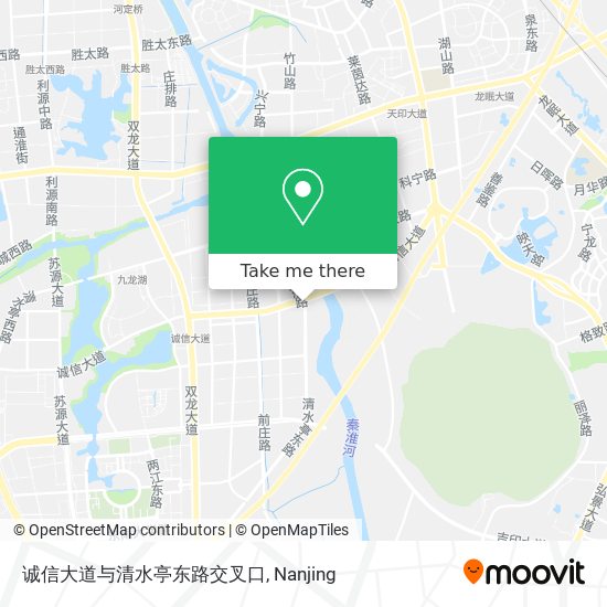 诚信大道与清水亭东路交叉口 map