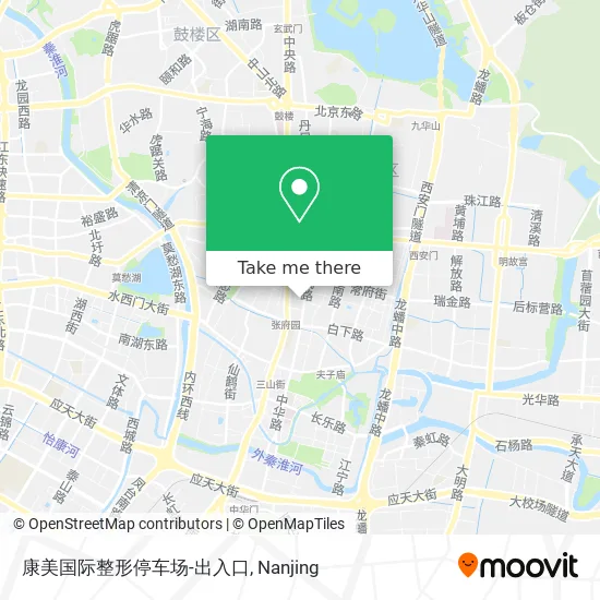 康美国际整形停车场-出入口 map