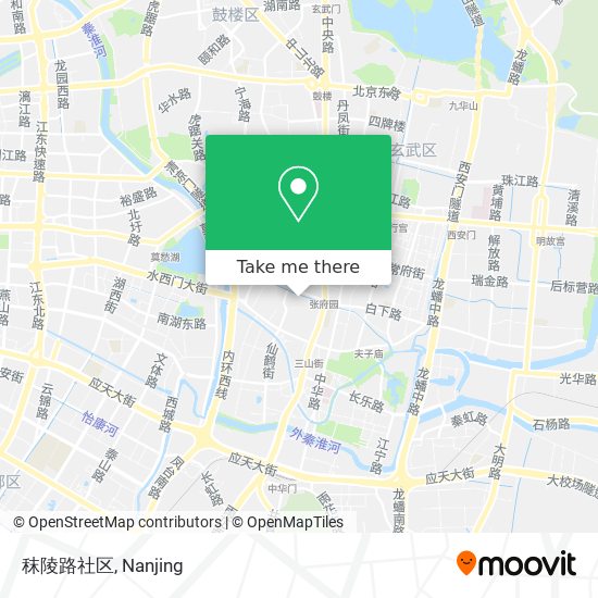 秣陵路社区 map