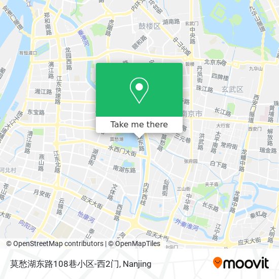 莫愁湖东路108巷小区-西2门 map