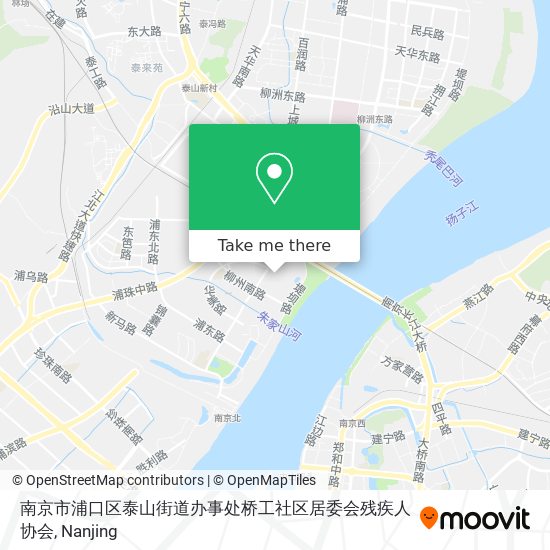 南京市浦口区泰山街道办事处桥工社区居委会残疾人协会 map