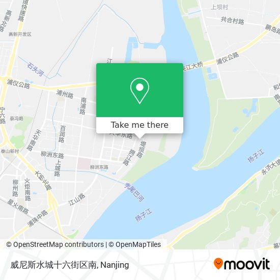 威尼斯水城十六街区南 map