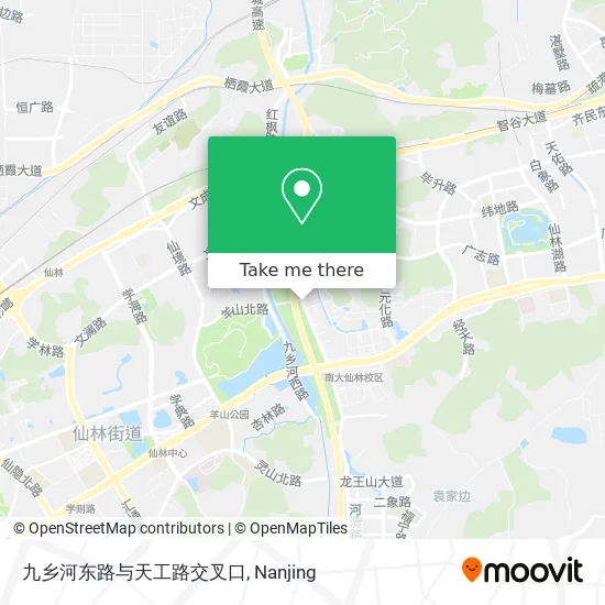 九乡河东路与天工路交叉口 map