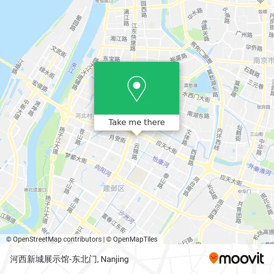 河西新城展示馆-东北门 map