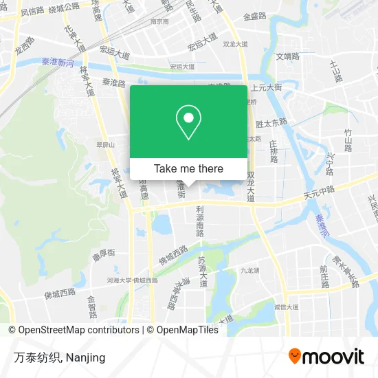 万泰纺织 map