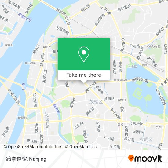 跆拳道馆 map
