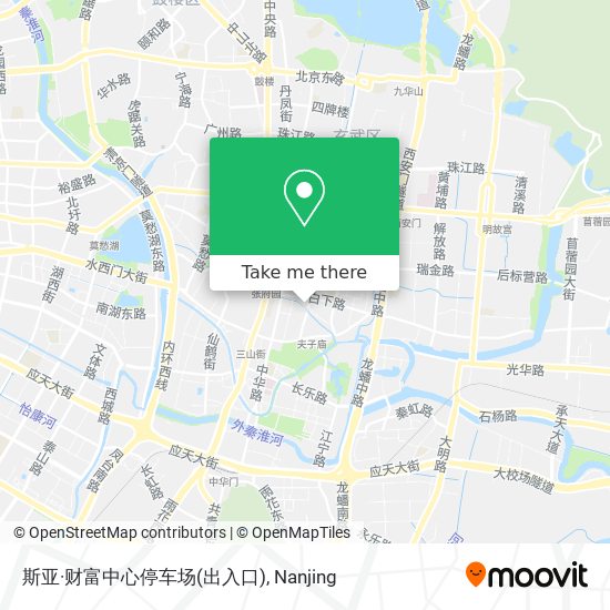 斯亚·财富中心停车场(出入口) map