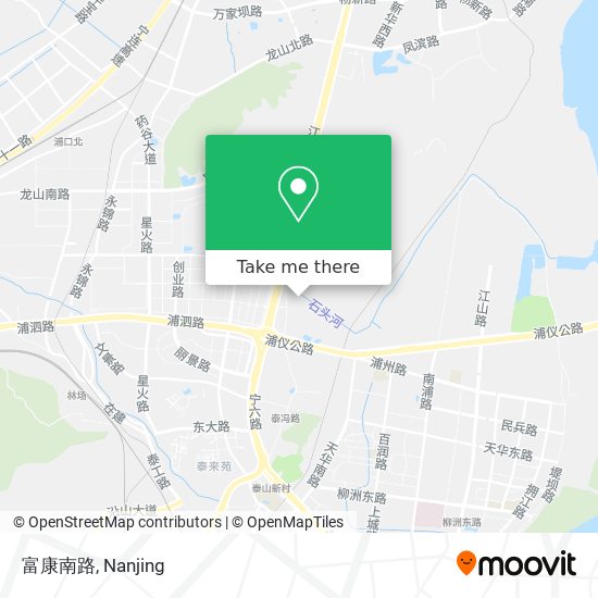 富康南路 map