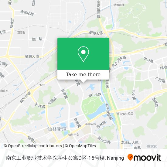南京工业职业技术学院学生公寓D区-15号楼 map