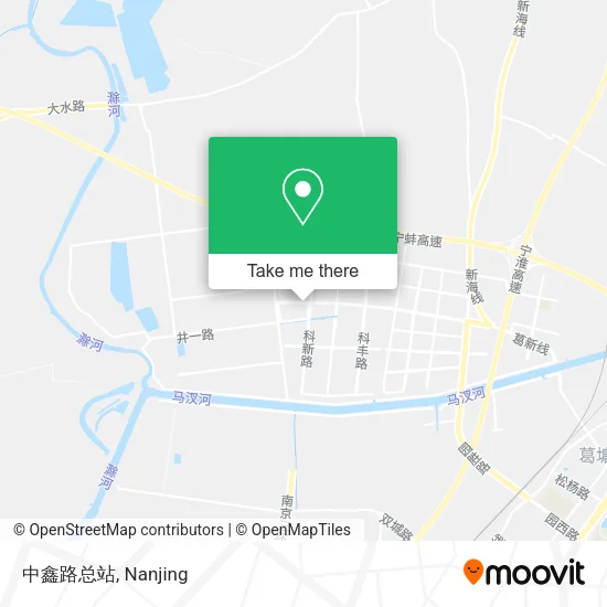 中鑫路总站 map