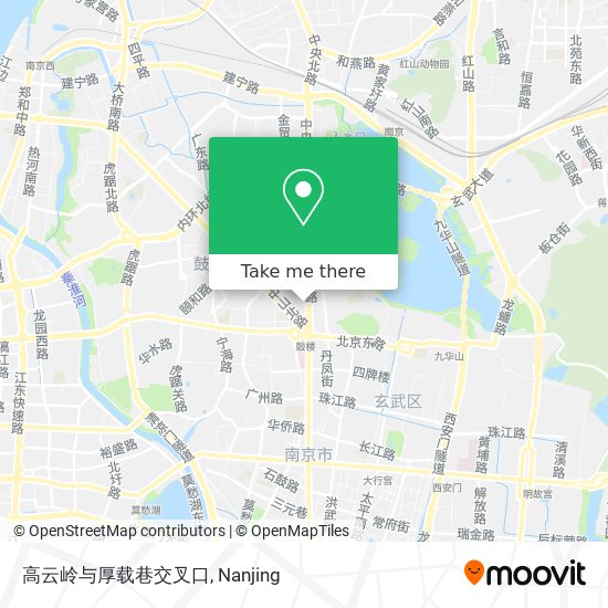 高云岭与厚载巷交叉口 map