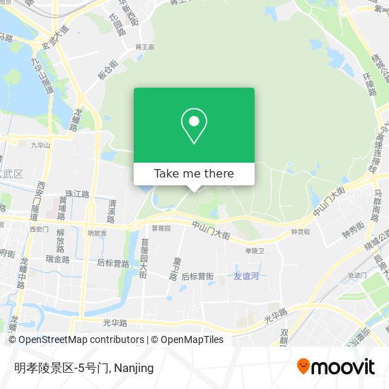 明孝陵景区-5号门 map