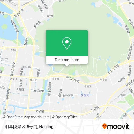明孝陵景区-5号门 map