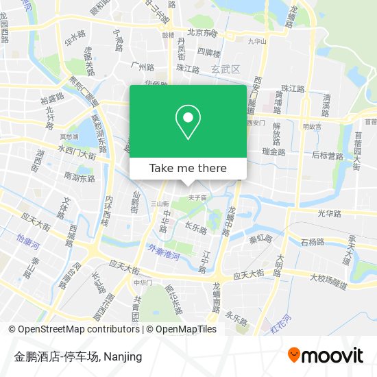 金鹏酒店-停车场 map