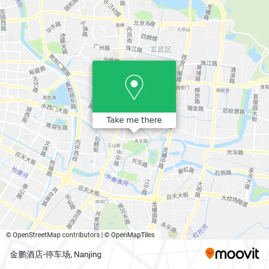 金鹏酒店-停车场 map