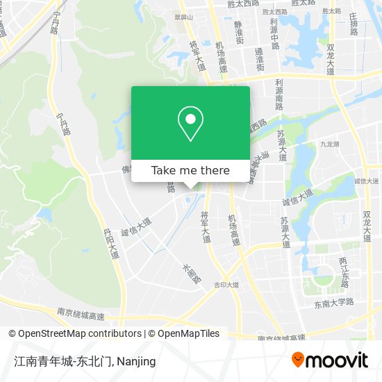 江南青年城-东北门 map