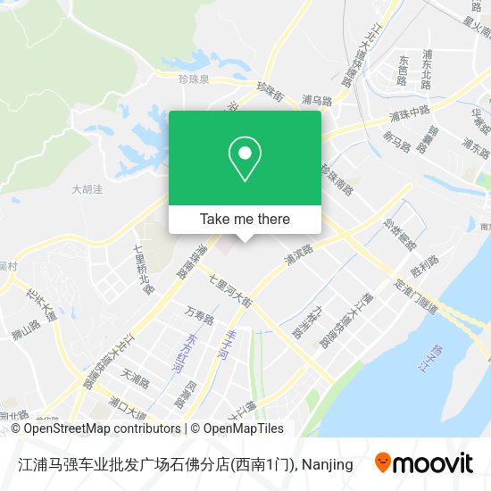 江浦马强车业批发广场石佛分店(西南1门) map