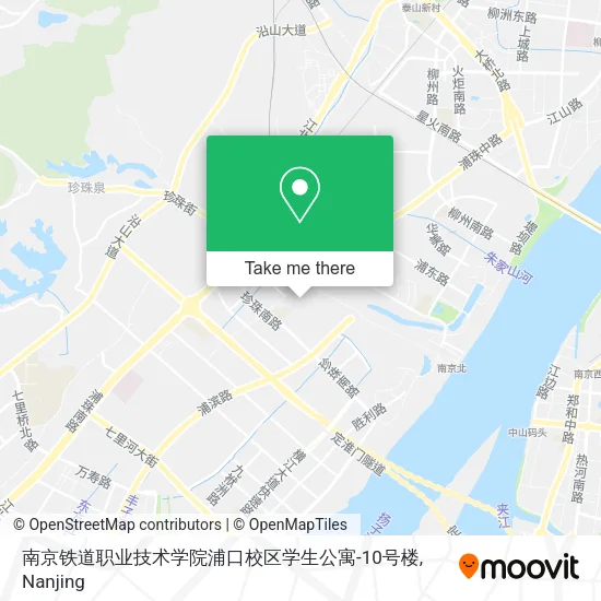 南京铁道职业技术学院浦口校区学生公寓-10号楼 map