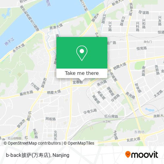 b-back披萨(万寿店) map