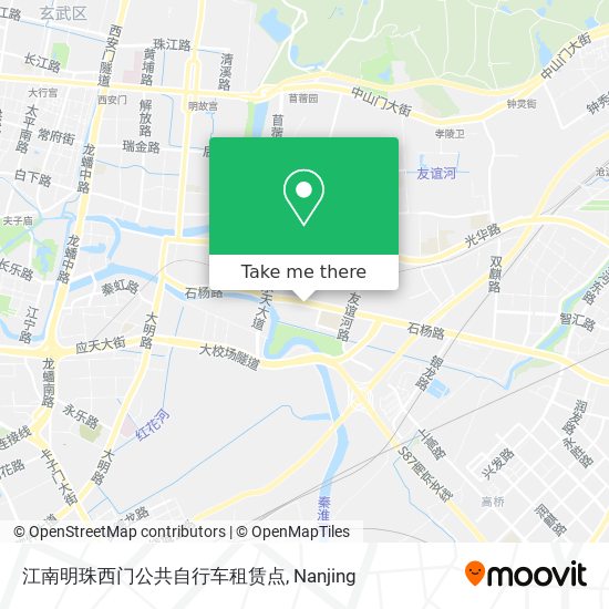 江南明珠西门公共自行车租赁点 map