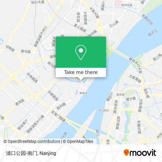 浦口公园-南门 map