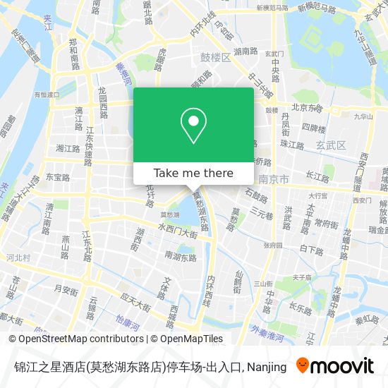 锦江之星酒店(莫愁湖东路店)停车场-出入口 map