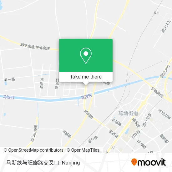 马新线与旺鑫路交叉口 map