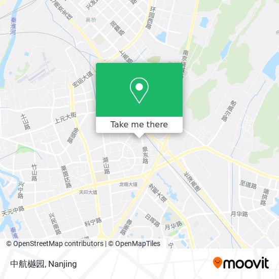中航樾园 map