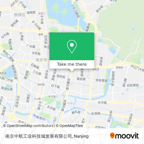 南京中航工业科技城发展有限公司 map