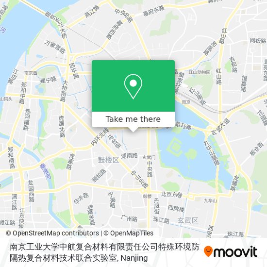 南京工业大学中航复合材料有限责任公司特殊环境防隔热复合材料技术联合实验室 map