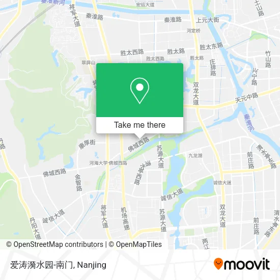 爱涛漪水园-南门 map