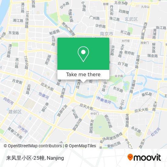来凤里小区-25幢 map
