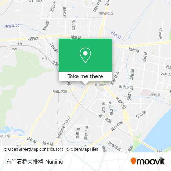 东门石桥大排档 map