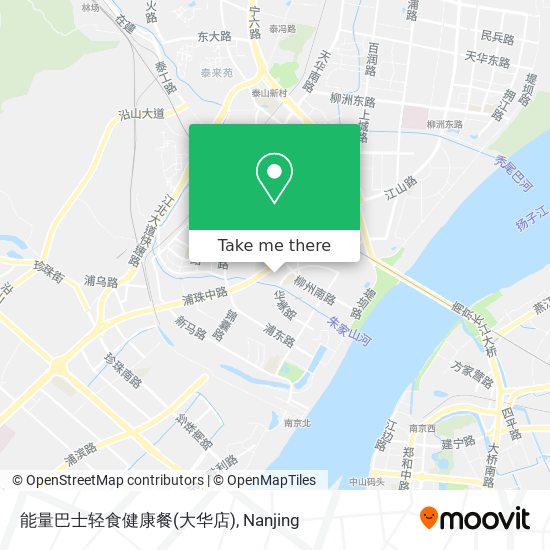 能量巴士轻食健康餐(大华店) map