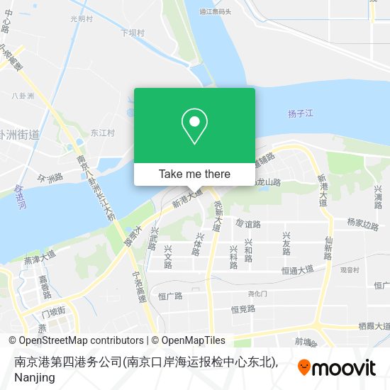 南京港第四港务公司(南京口岸海运报检中心东北) map