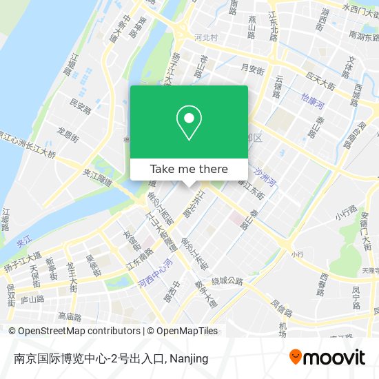 南京国际博览中心-2号出入口 map
