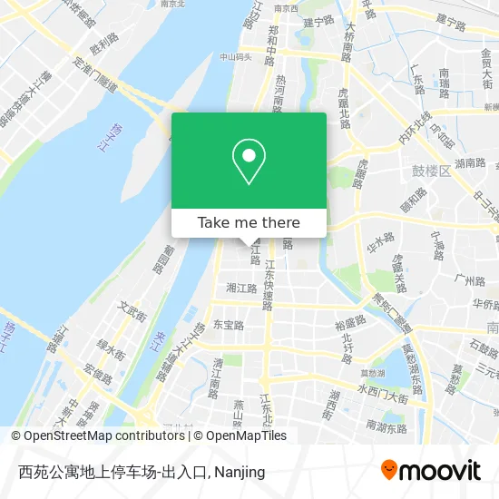 西苑公寓地上停车场-出入口 map