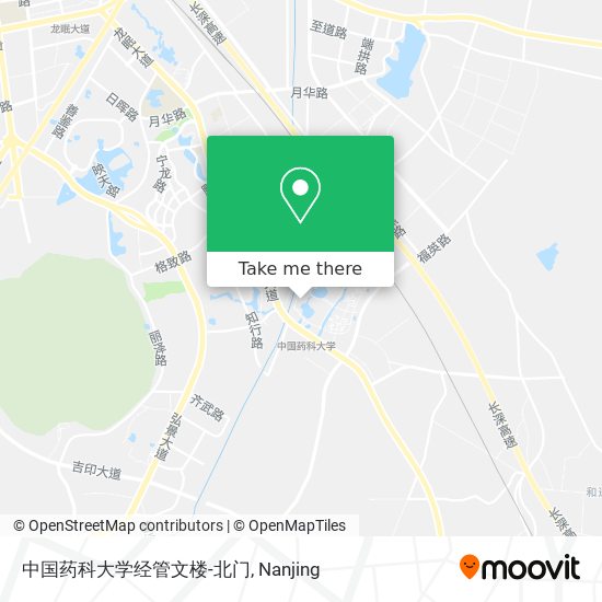 中国药科大学经管文楼-北门 map