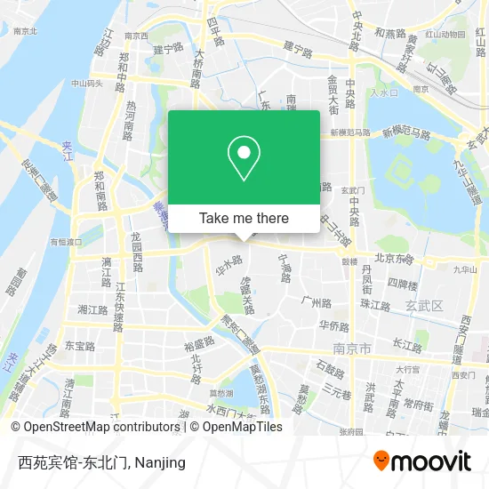 西苑宾馆-东北门 map