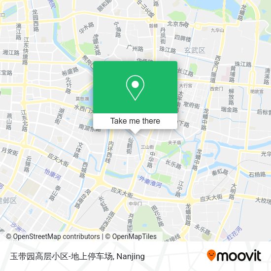 玉带园高层小区-地上停车场 map