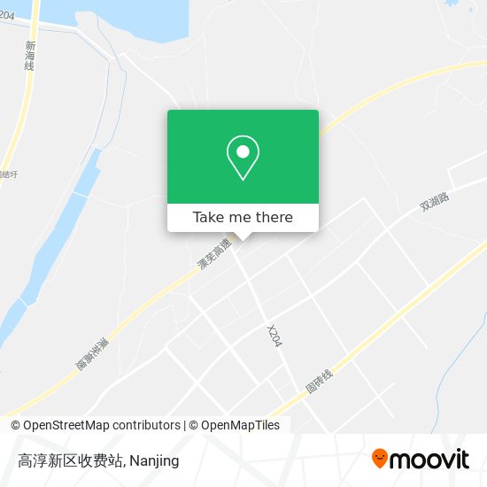 高淳新区收费站 map