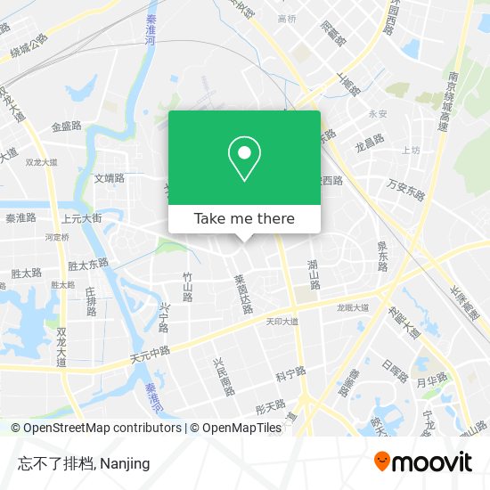 忘不了排档 map
