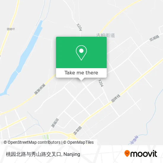 桃园北路与秀山路交叉口 map